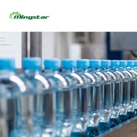 Automatique petite bouteille PET printemps minéral eau potable pure embouteillage et capsulage équipement machine usine projet prix