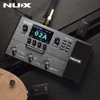   Boîtier pour guitare électrique et basse avec effets intégrés, carte son, machine à rythmes et fonction d'enregistrement – Accessoire d'instrument de musique