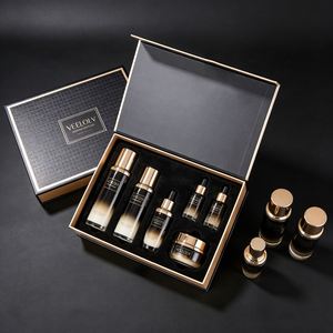 Kraft Paper Drawer <b>Box</b> Caixa De Papel Magnetic Gift <b>Box</b> Cajas De Embalaje for Skincare Set and Cosmetic <b>Collection</b> - Product Image 2