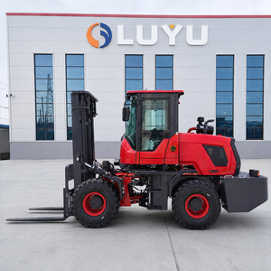 LUYU Epa Ea All Rough TerrainsStandards Compliant 3.5t Articulated Off Road Forklift 4wd Diesel Hydraulic Small Turning Radius - Product Image 1