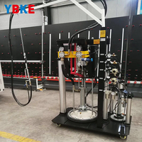 Machine d'extrusion de scellant en silicone à deux composants YBKE pour unités de double vitrage, machine de remplissage et de scellement de tubes