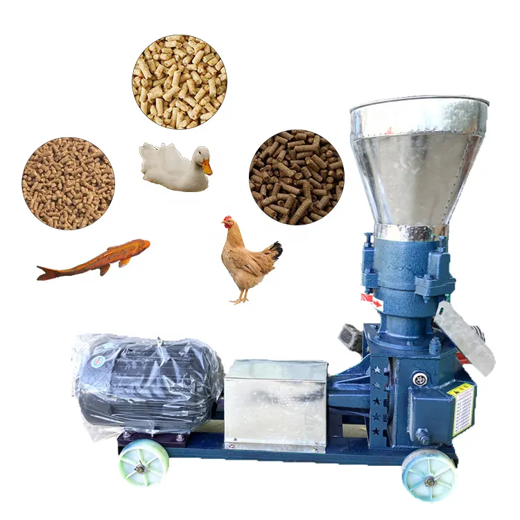 220/380v macchina per la produzione di pellet a motore a forma di maiale mangime per erba farina ad alta efficienza macchina a pellet per uso domestico