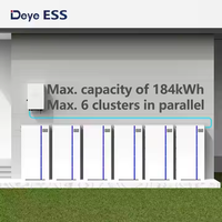 Deye AI-W5.1-B tersedia semua dalam satu LiFePO4 tegangan rendah 51.2V 100Ah 5,12 kWh baterai untuk penyimpanan energi surya rumah dan komersial
