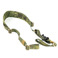 Tali Selempang Taktis LWXC QD 1/2 Titik, Tali Selempang Bahu yang Dapat Disesuaikan, Tali Pinggang Nilon untuk Luar Ruangan, Aksesoris Tali B4012