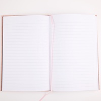 Agenda Diaria y Anual 2026 de Cuero y Tela de Pana, Color Rosa, Tamaño A5, Cuaderno de Notas, Bloc de Escritura