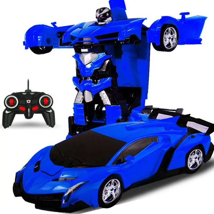 Electric Rc Car Sports Car Shock Resistant Transformation Robot Toy Remote Control Deformation Car Rc Robots