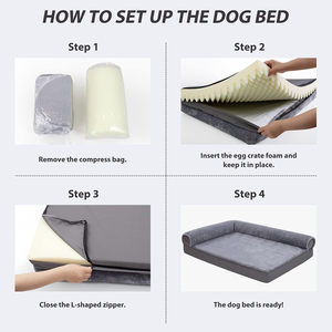 Free Shipping Fast Delivery to In-stock Inventory Modern Waterproof Orthopedic Orthopaedic <strong>Dog</strong> <strong>Bed</strong> - Product Image 5