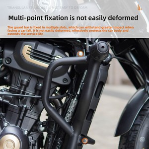 Kit de sacoches latérales et de porte-bagages arrière, sacoches universelles imperméables avec pare-chocs et dossier rabattable pour <span class=keywords><strong>Cyclone</strong></span> RA600, Saike Long RA600 - Product Image 3