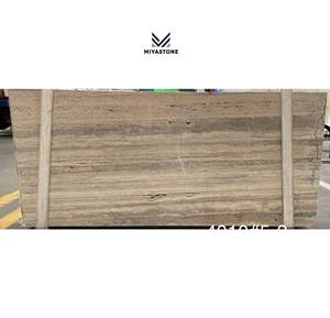 Venta al por Mayor de Fábrica, Losa de Travertino Patagonia Pulida Moderna, Baldosas de Piedra Natural Duraderas e Impermeables para Villas, Apartamentos y Hoteles - Product Image 1