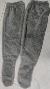 Chaussettes d'hiver climatisées pour la maison, en peluche, hautes au-dessus du genou, douillettes, type pantoufle, chauffe-jambes en peluche - Product Image 6