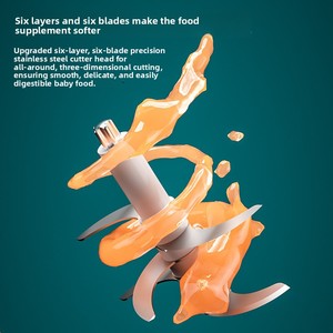 Robot culinaire électrique multifonction <span class=keywords><strong>Dore</strong></span> Bei La pour bébé, 200W, hachoir et mixeur domestique - Product Image 2