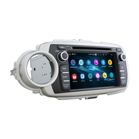 Lecteur DVD de voiture Android 10 7 pouces KD-7093, autoradio, GPS, navigation, radio de voiture, Wifi, Bluetooth, DSP, caisson de basses, multimédia pour Yaris 2012-2013