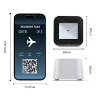 Escáner de Códigos de Barras de Escritorio MASUNG, Lector de Códigos QR, Escáneres para Inventario, Lector de Tarjetas IC NFC para Comercio Minorista y Farmacia