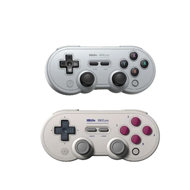 Original 8BitDo 80DJ04 SN30 Pro G Classic wireless controller Hall Effect Joystick 480mAh Battery 18H Playtime 6-Axis Motion