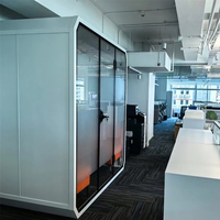 Cabina de Oficina Insonorizada, Cabina de Reuniones, Cabina de Trabajo Privada, Reducción de Ruido, Aislamiento Acústico, Cabina para Celulares