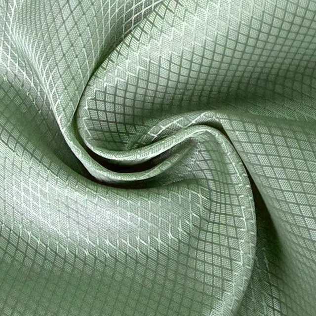 Wholesale Recycle Recycle Poly Rhombus Dobby Fabric for Wear