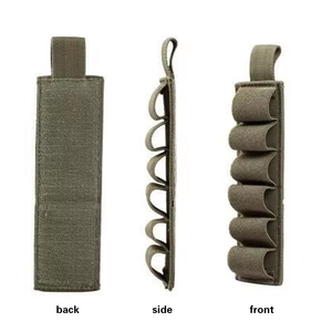 Accesorios para Exteriores, Porta <span class=keywords><strong>Cartuchos</strong></span> Táctico <span class=keywords><strong>de</strong></span> 6 Unidades, Adhesivo, <span class=keywords><strong>de</strong></span> Nylon, para <span class=keywords><strong>Cartuchos</strong></span> <span class=keywords><strong>de</strong></span> Calibre 6, Bolsa Molle para Caza - Product Image 2