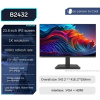 Nuevo Monitor para Juegos LED IPS Lec00 de 23.8 Pulgadas al por Mayor con Frecuencia de Actualización de 100Hz, Interfaz VGA para PC de Escritorio y Uso en Oficina
