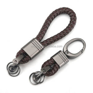 Porte-clés en corde tressée pour voiture, moto, locomotive, étiquette de clé, corde à main, accroche à la taille, porte-clés personnalisé pour porte-cartes - Product Image 1