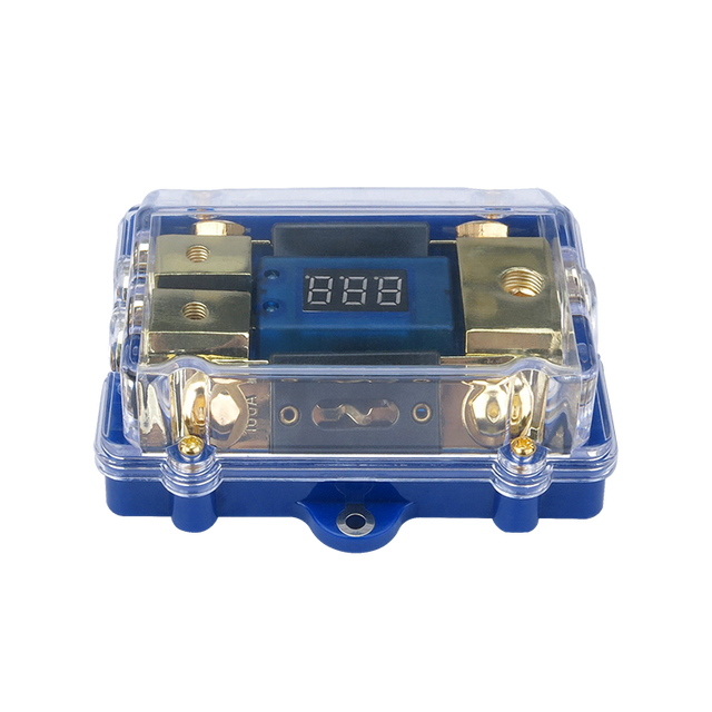 JLD Custom Designed Car Fuse Holder with LOGO 0/4 GA IN/2/4 GA out Blocks Fuses & Fuseholders