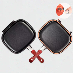 感应友好露营扁平烹饪气体不粘韩国烧烤双面烤盘 - Product Image 5