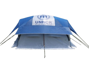 Tenda di Soccorso d'Emergenza 12mq Grande Capacità Impermeabile Antivento Montaggio Rapido Rifugio Temporaneo per Vittime di Disastri - Product Image 4