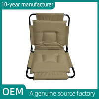 Chaise de stade pliante Leader pour le football Chaise de stade pour l'extérieur Chaise de stade pour les événements sportifs avec support dorsal