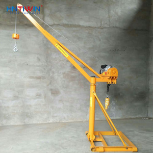 Mini Grúa de Exterior con Precio de Fábrica CE, 500 kg/1000 kg, Aplicable a la Construcción, con Componente Central de Motor - Product Image 2