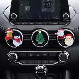 Ambientador de Resina Sólida con Diseño Navideño Personalizado, con Clip para Ventilación de Coche, Iluminación Ambiental y Aroma, Ideal para Regalo - Product Image 1