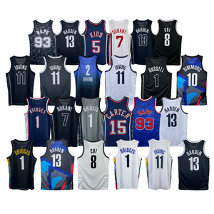 <span class=keywords><strong>Maillot</strong></span> des filets de Brooklyn <span class=keywords><strong>IRVING</strong></span> Uniformes de basket-ball de meilleure qualité - Product Image 1