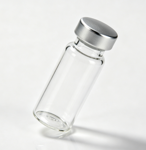 Bocaux de rangement en verre transparent avec bouchons à pression en aluminium argenté, pour présentation multi-arrangements, petites bouteilles en verre vides - Product Image 4