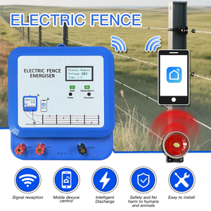 Électrificateur / Chargeur de clôture électrique avec alarme pour le bétail, les vaches, les chèvres, les chevaux, système d'alarme de clôture de <span class=keywords><strong>protection</strong></span> du bétail - Product Image 1
