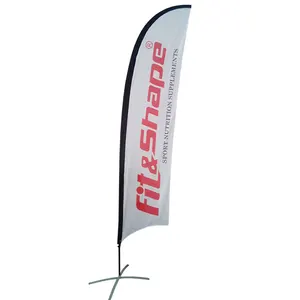 Advertising Usage Custom Wind Feather Flag ,J-Flag Banner