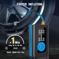 Portable Electric Automatic Tire Inflator Pump Wireless Air Compressor Car Motorcycle Bike Inflatables 150psi Digital Box
