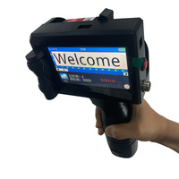 Imprimante jet d'encre portable Zhongshi pour codes de lots, boîtes, bouteilles, plastique, papier, cartons électriques, service OEM, machine de codage numérique Android
