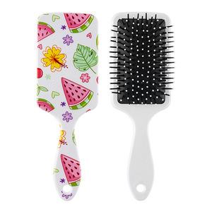 Pettine per capelli da ragazza con stampa frutta di alta qualità, personalizzabile con logo, e pettine imbottito alto e soffice per <span class=keywords><strong>acconciature</strong></span> all'ingrosso - Product Image 3