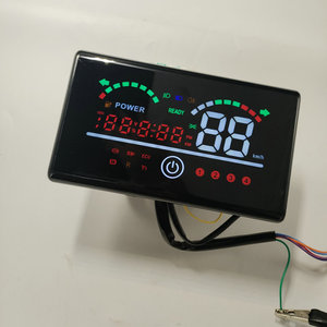 Umbauteil für E-Scooter Fahrradinstrument LCD-<span class=keywords><strong>Display</strong></span> 48V 60V 72V Armaturenbrett Geschwindigkeits- und Batteriestandsanzeige Fahrradzubehör - Product Image 1