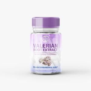 Cápsulas de Extracto de Raíz de Valeriana de Marca Privada OEM ODM 500 mg - Apoya el Estado de Ánimo y la Concentración Mental, Sensación de Calma y Relajación, Apoya un Sueño Reparador - Product Image 1