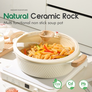 15 cái không dính Cookware Granite đá cẩm thạch đá Cookware <span class=keywords><strong>Set</strong></span> Die Cast nhôm không dính nấu ăn chậu nấu ăn nồi <span class=keywords><strong>Set</strong></span> - Product Image 4