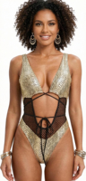 Maillot de bain monokini holographique effet peau de serpent pour femme, sexy, à bretelles, dos nu en résille, personnalisable en gros, marque privée, pour festival de Miami