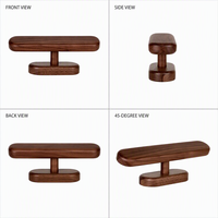 Support de Présentation Rétro Vintage en Bois de Hêtre Massif pour Colliers, Montres et Bijoux, Modèle XJ0075-S
