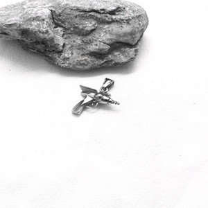 Collier en acier inoxydable yunnique avec pendentif perceuse électrique, bijoux unisexes à la mode pour un usage quotidien - Product Image 2