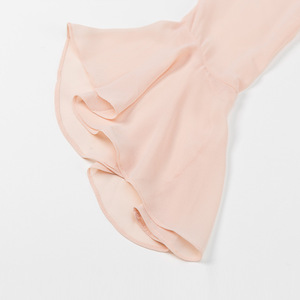Blusa de Chifón con Diseño de Volantes en la Espalda y Mangas con Volantes para Niñas, Ropa Infantil de Diseño - Product Image 3