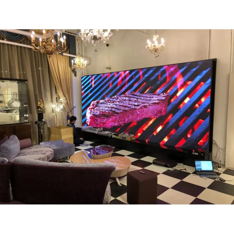 P2.5 P3 P4 Indoor LED Large Screen Display Full Color LED Screen Advertising Fixed Front Service LED Display