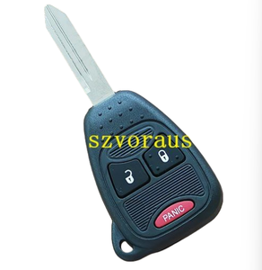 Bán buôn xe phím từ xa Head Key trường hợp vỏ thay thế 3 nút cho <span class=keywords><strong>Chrysler</strong></span> Dodge Jeep - Product Image 1