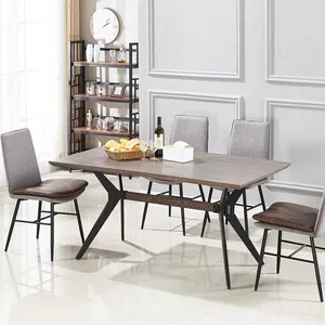 Großhandel nordisches Zuhause modernes Luxus-Tischset Möbel Esszimmerstuhl-Set Küchenstühle und Tischsets