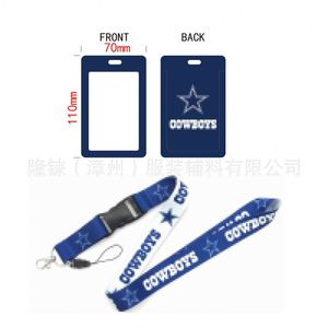 Nuevo Lanyard de Poliéster Personalizado de Alta Calidad con Impresión por Sublimación de 32 Equipos de Fútbol, con Porta Identificación LONGLAI Ll2025072502 - Product Image 2