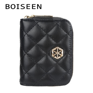 Boiseen Women's Wallet Pu Leather Zipper Coin <b>Purse</b> With Card Slots For Everyday Use - Product Image 1