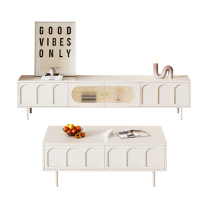 Muebles modernos para sala de estar, mesa de <span class=keywords><strong>TV</strong></span>, almacenamiento escandinavo, mesa de centro de madera francesa, juego de gabinete de <span class=keywords><strong>TV</strong></span> - Product Image 6