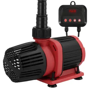 Pompa tangki ikan akuarium amfibi 4000L/H pompa air laut aliran dapat disesuaikan pompa Submersible akuarium 4.5hp